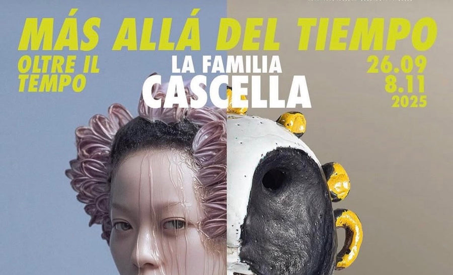 Locandina della mostra «La Famiglia Cascella. Oltre il tempo»
