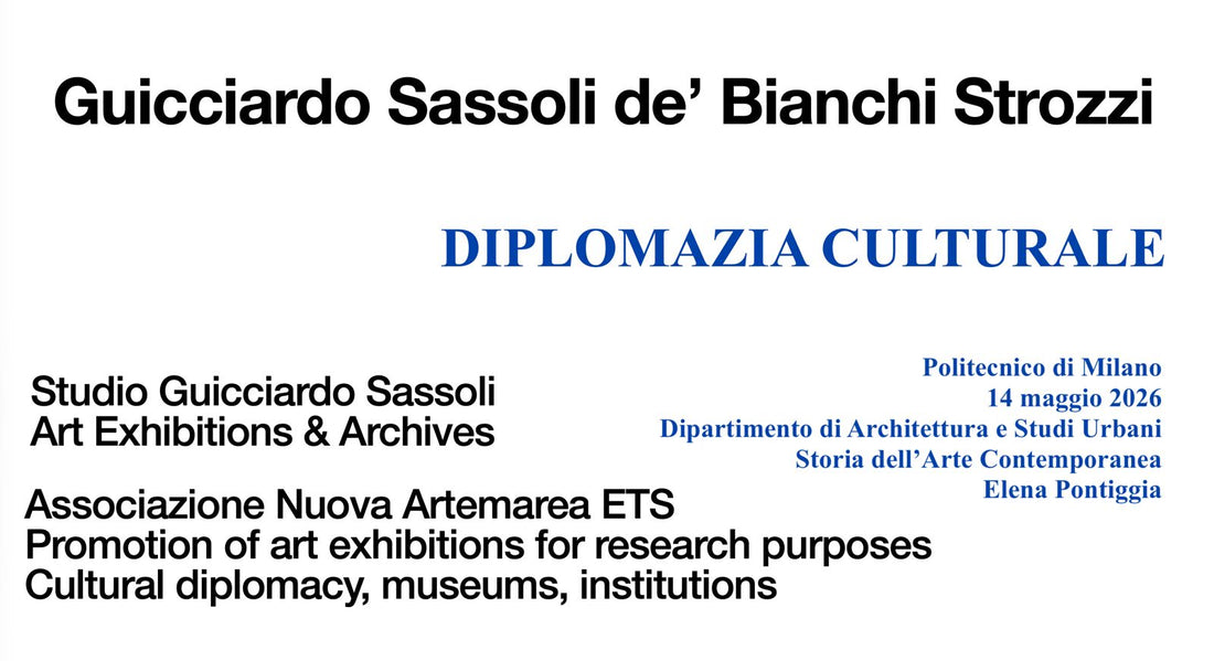 Locandina dell’incontro sulla diplomazia culturale al Politecnico di Milano