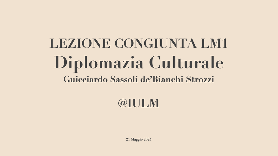 Locandina dell’incontro di presentazione di Nuova Artemarea all’Università IULM, Milano