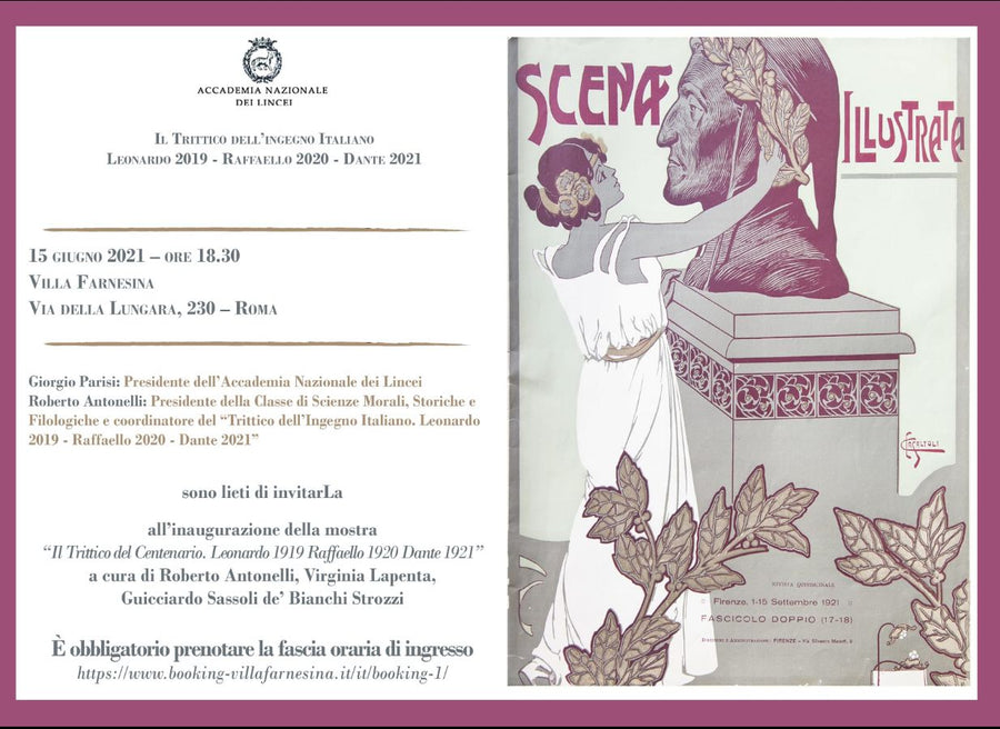 Locandina della presentazione «Il Trittico del Centenario» a Roma