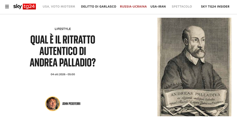 QUAL È IL RITRATTO AUTENTICO DI ANDREA PALLADIO?
